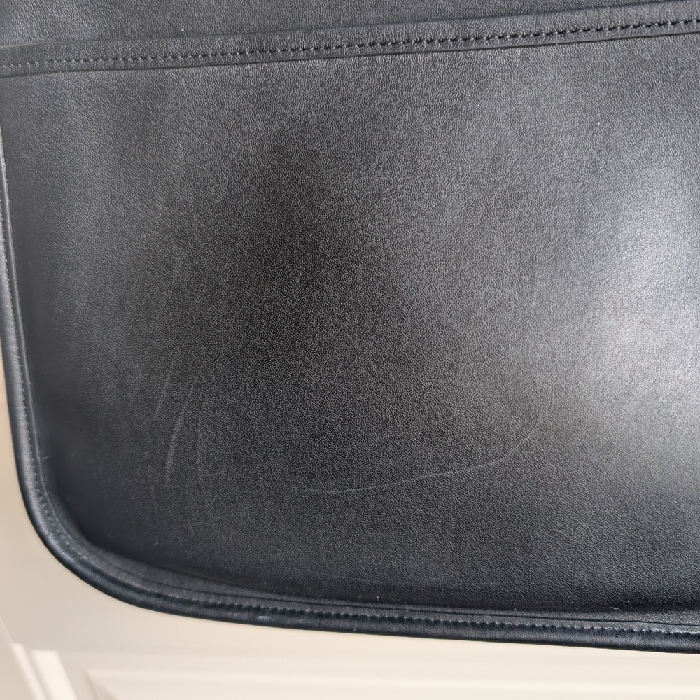 Vintage Coach Legacy 9966 Black Leather Shoulder Bag - Picture 3 of 6